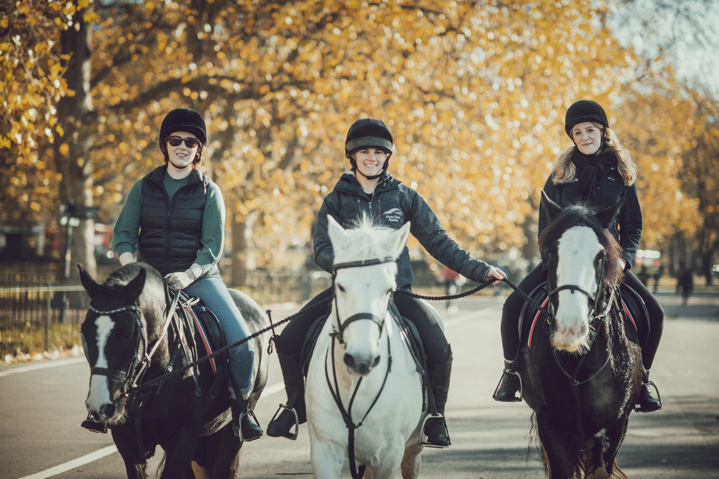 People horse riding in Hyde Park