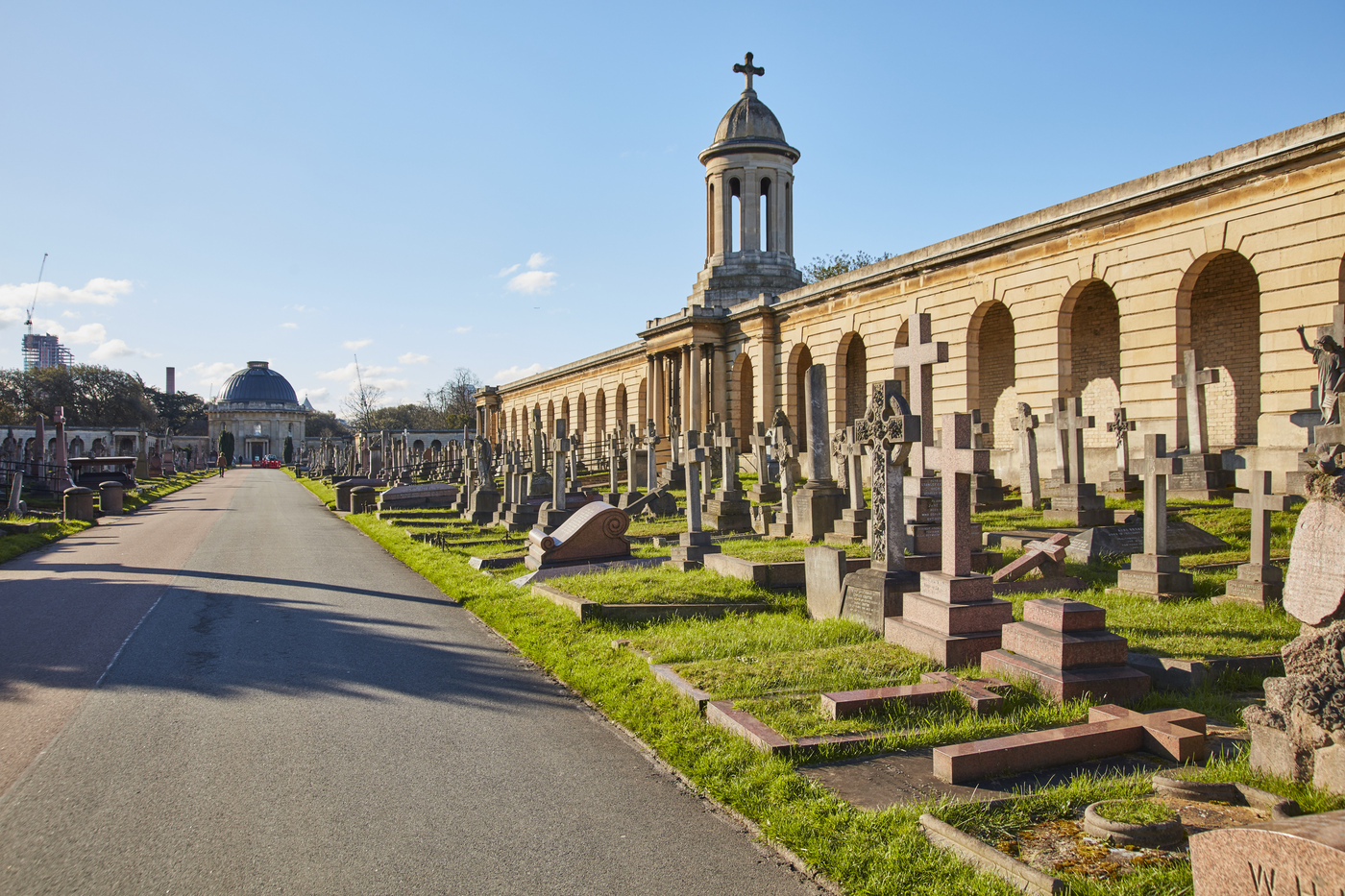 The Great Circle & Collonades in Brompton Cemetery