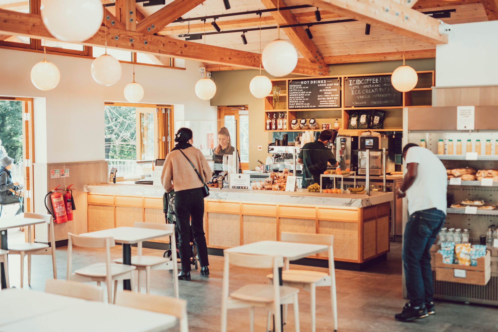 Inside the Primrose Hill Café