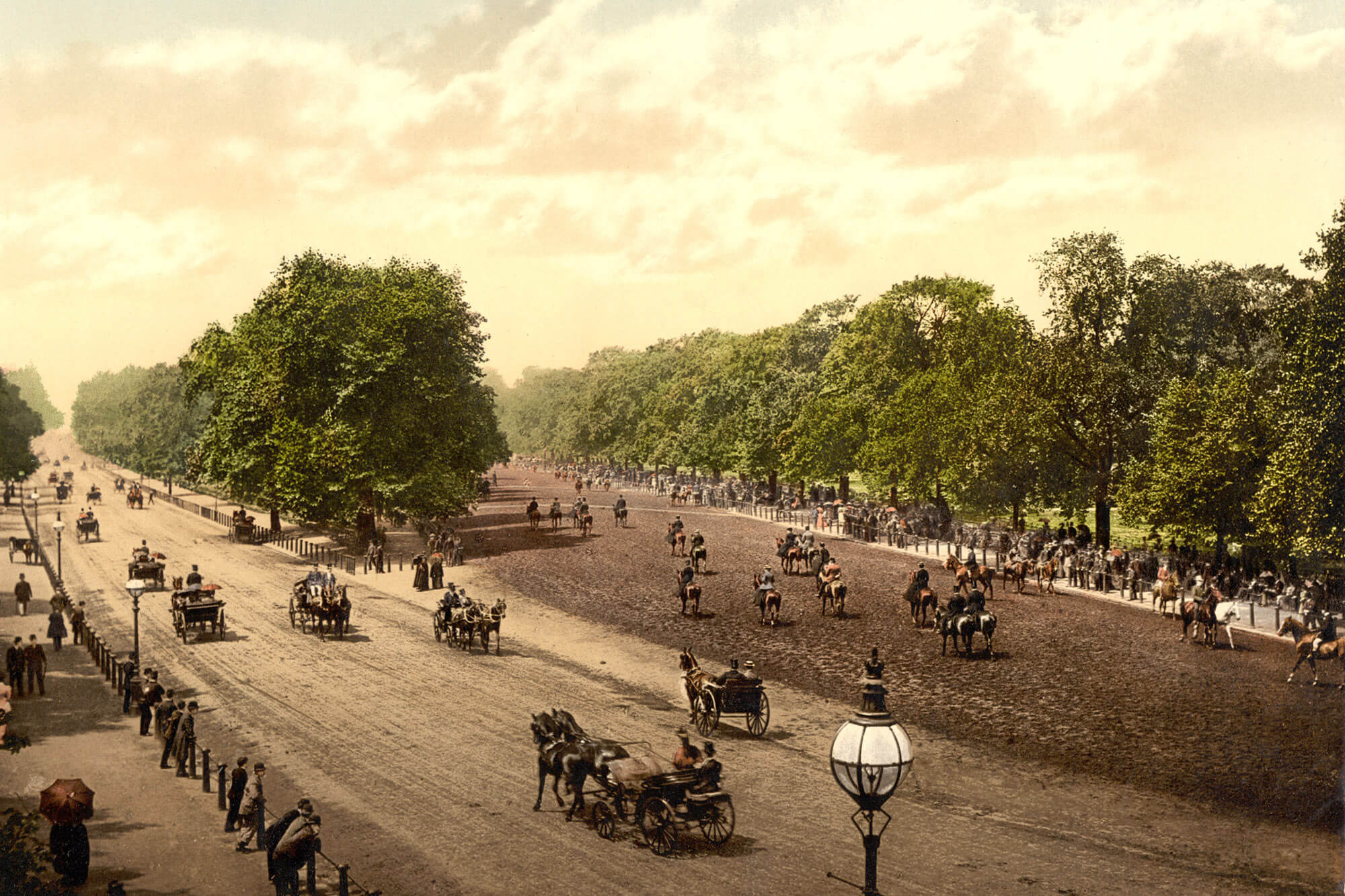 Rotten Row and Hyde Park Corner
