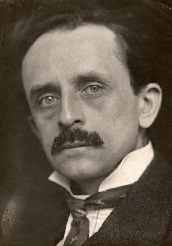 Portrait of J. M. Barrie, the author of Peter Pan