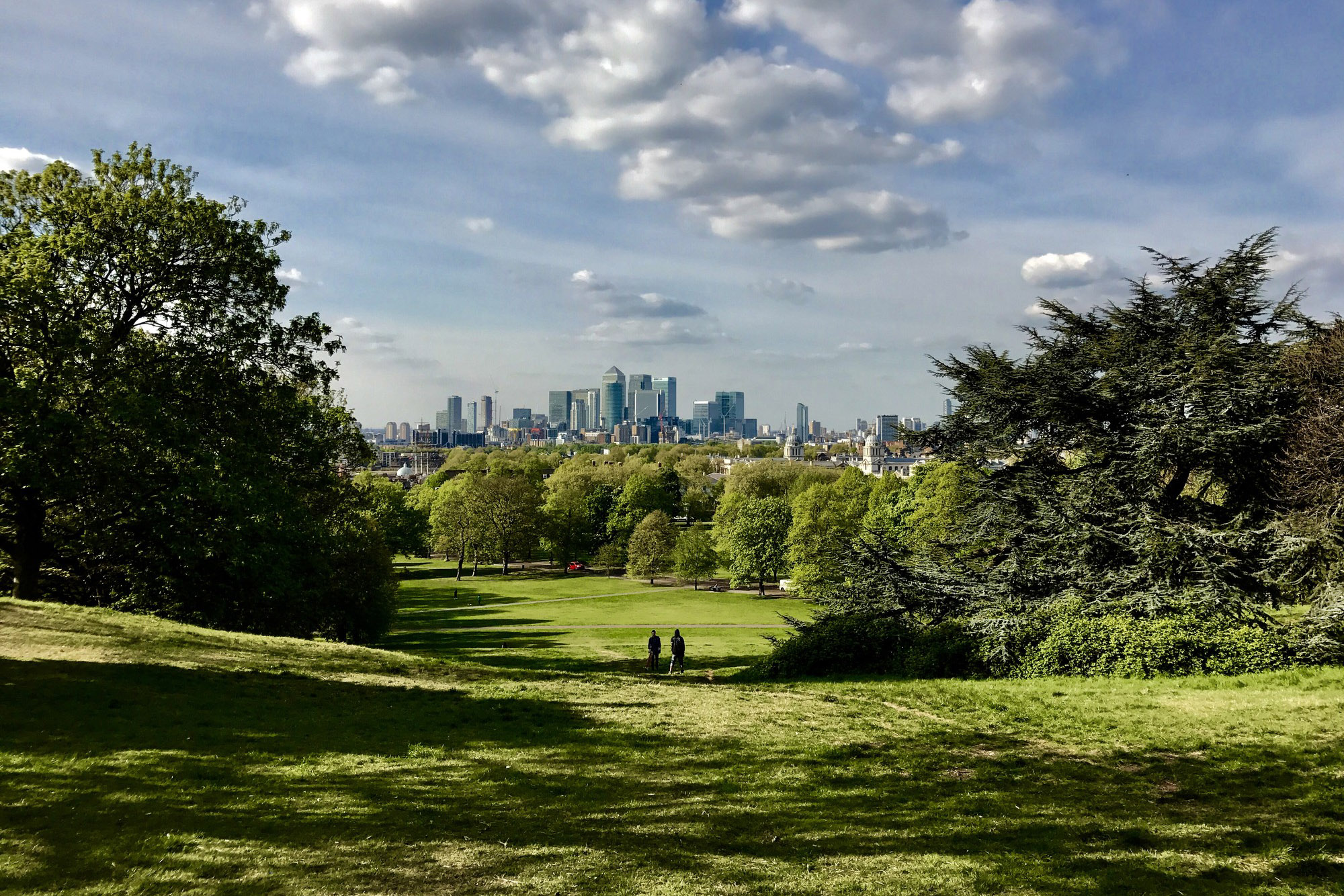 Greenwich Park view of the City of London