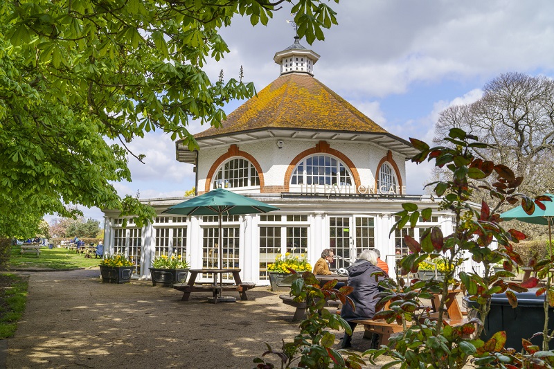 The Pavilion Café in spring