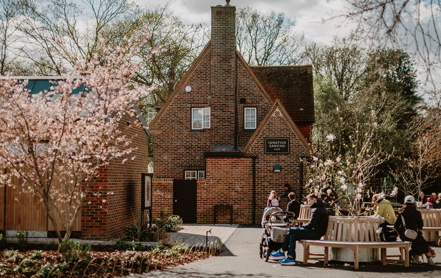 Ignatius Sancho Café in the spring