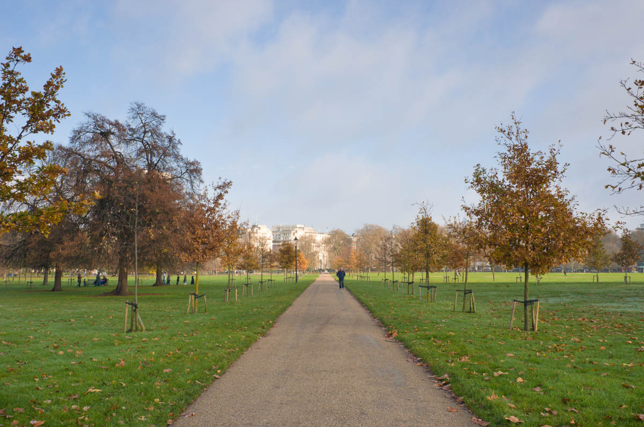 Hyde Park Parade Ground in autumn