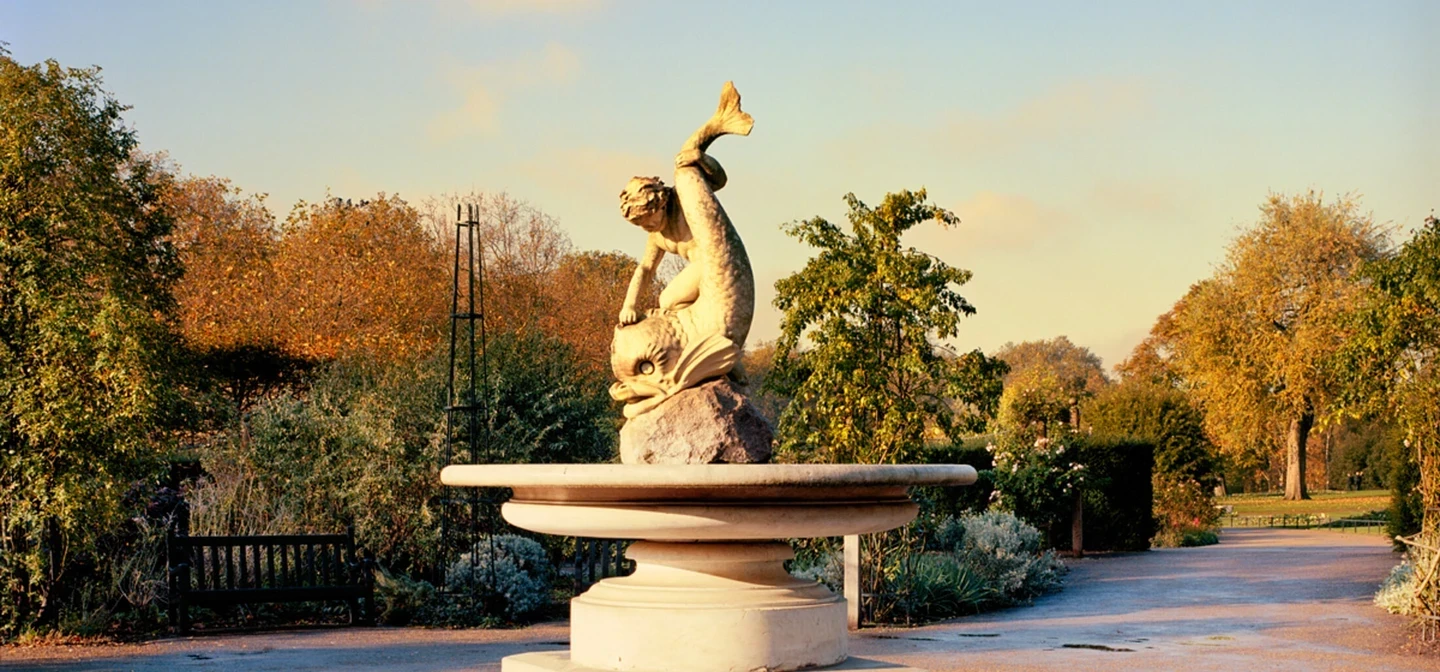 Boy & Dolphin fountain