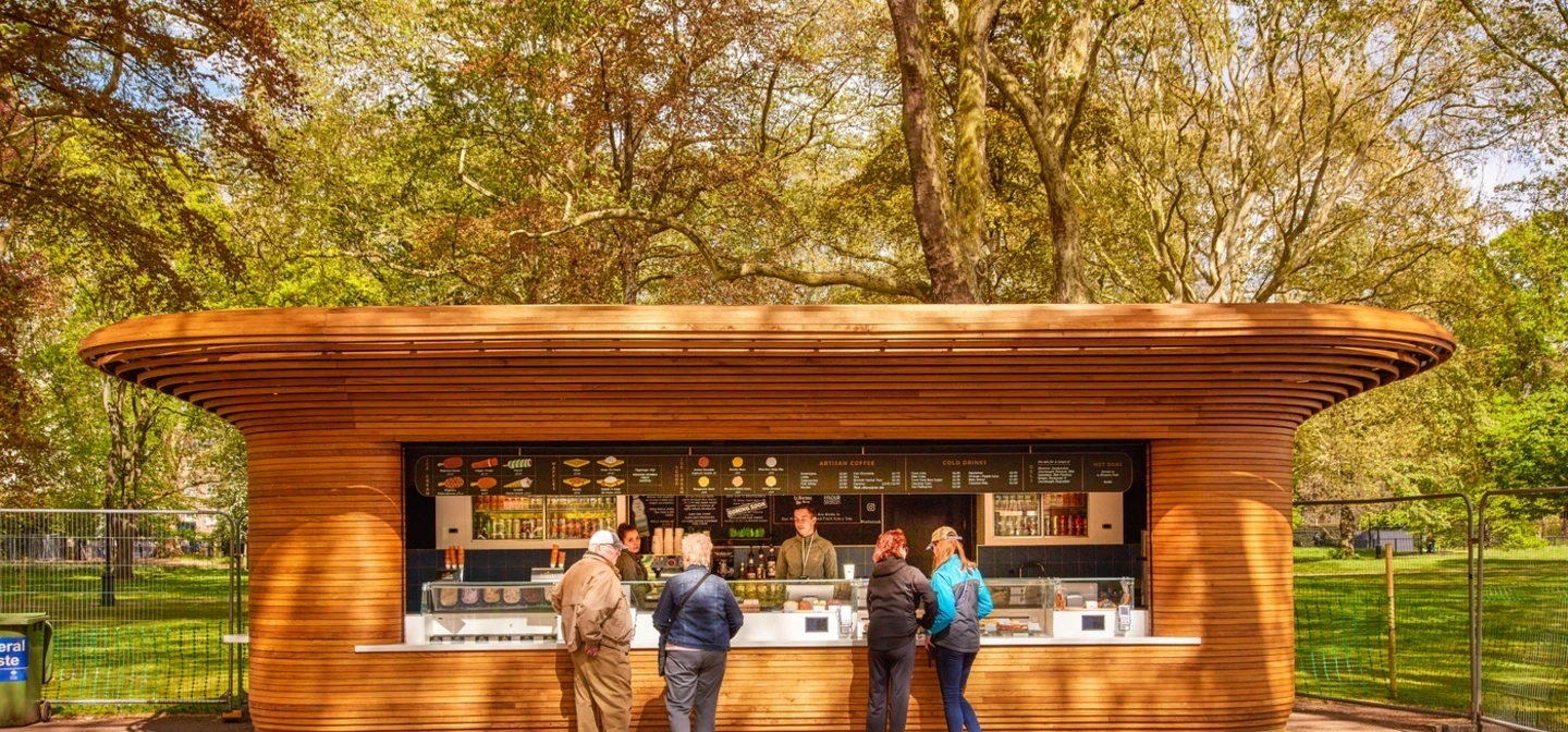 A Refreshment point in Hyde Park