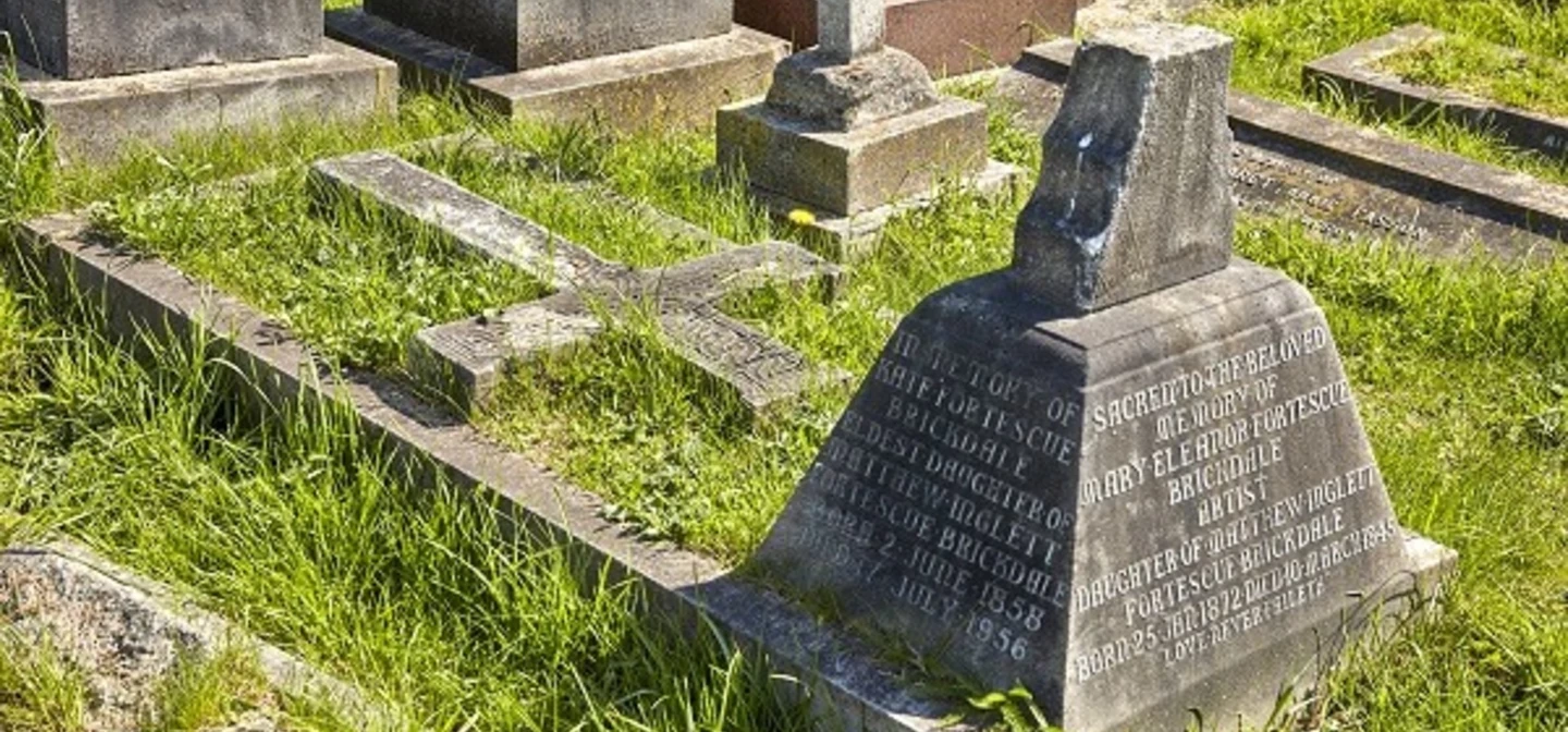 Eleanor Fortescue-Brickdale grave