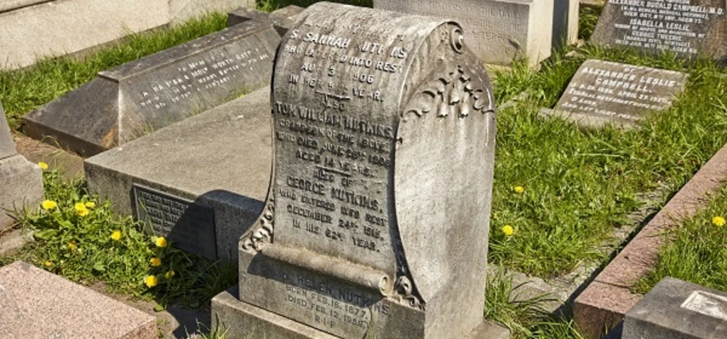 Susannah Nutkins grave