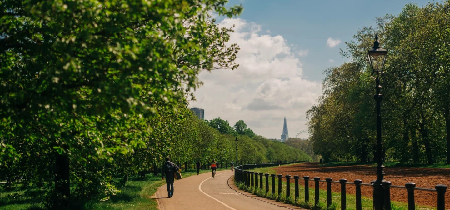 Hyde Park in spring
