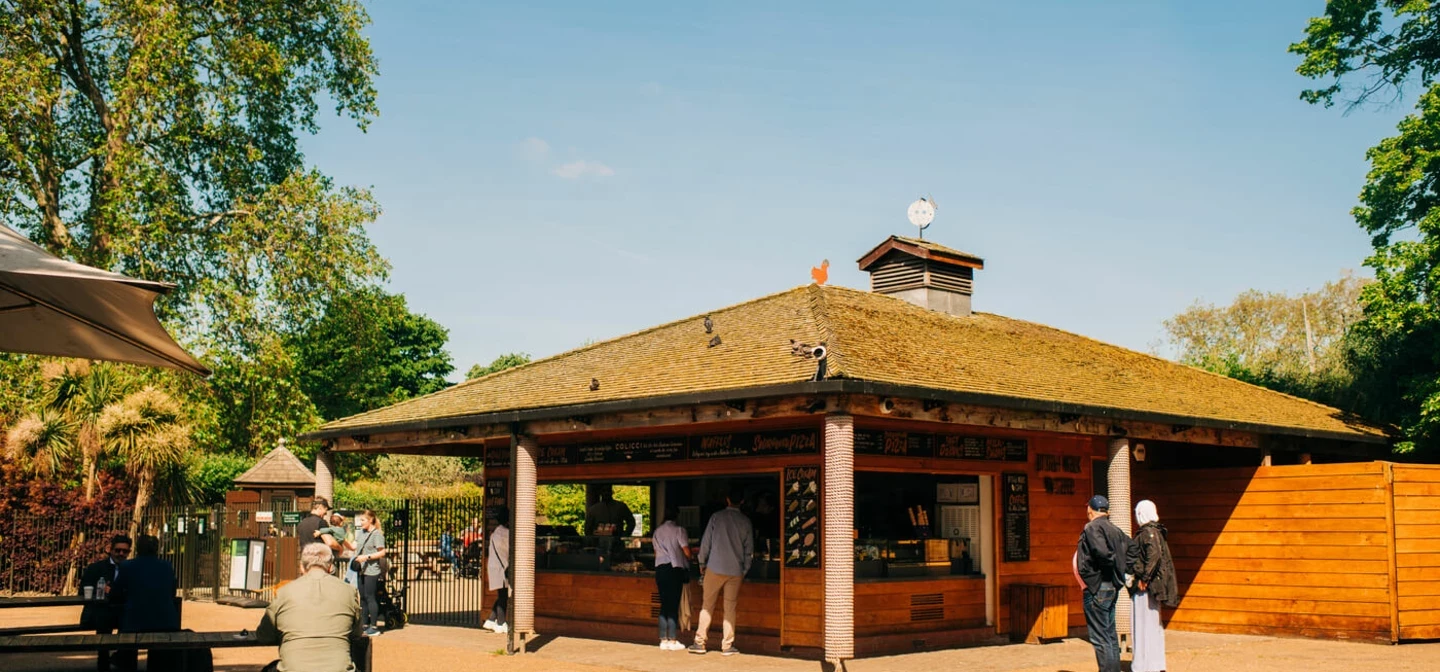 Broad Walk Café in spring