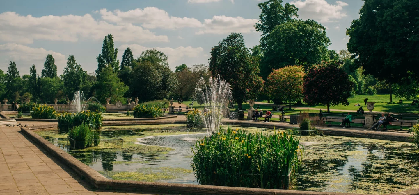 Italian Gardens in spring