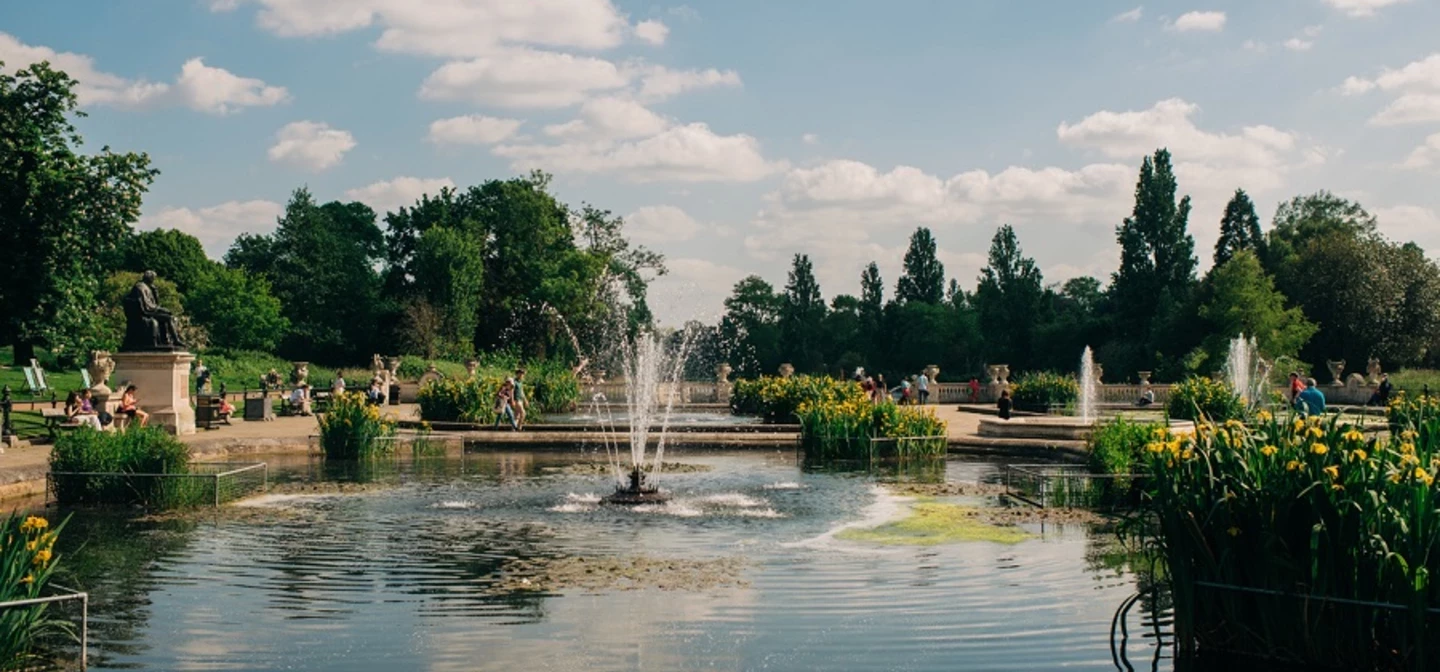Italian Gardens in spring
