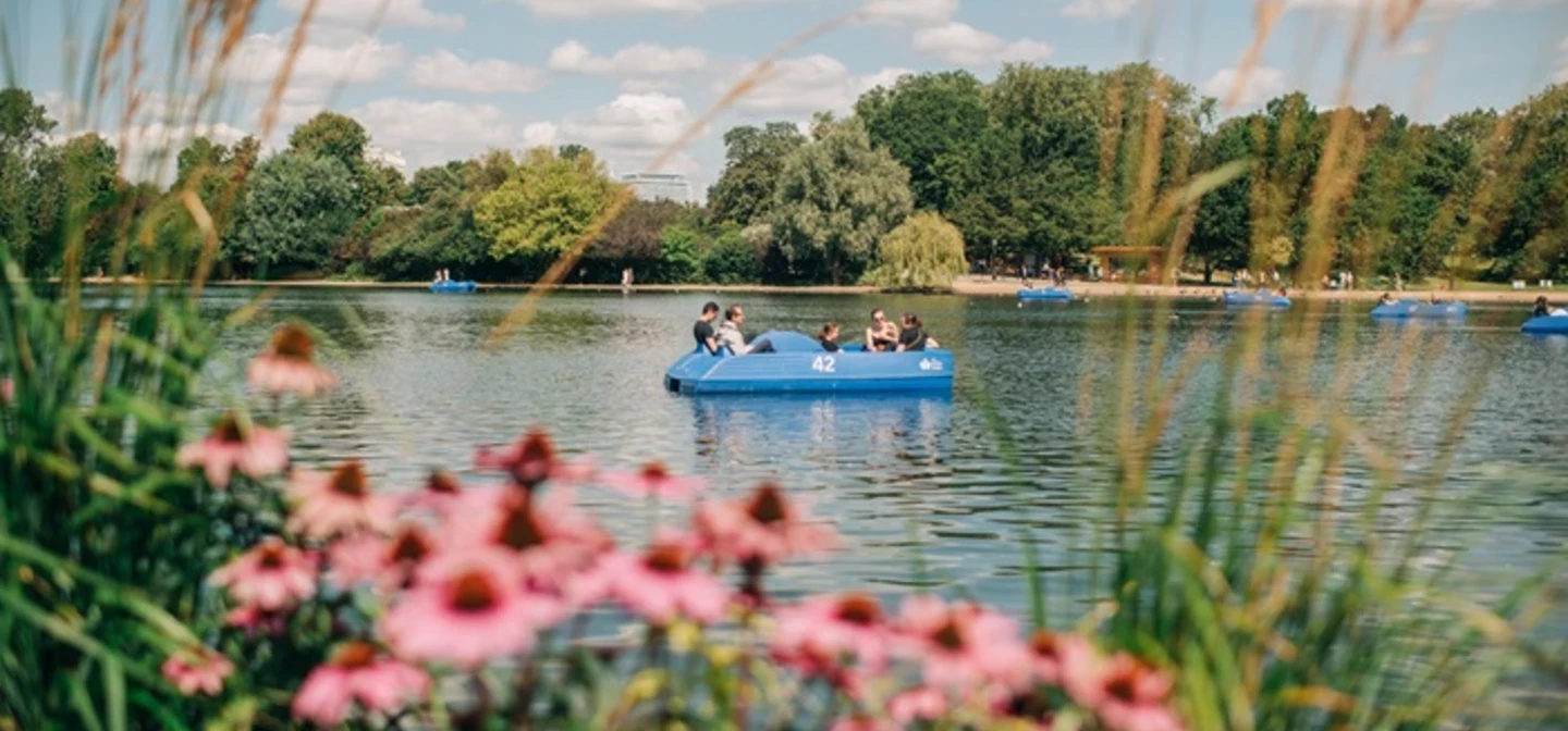 Hyde Park in summer