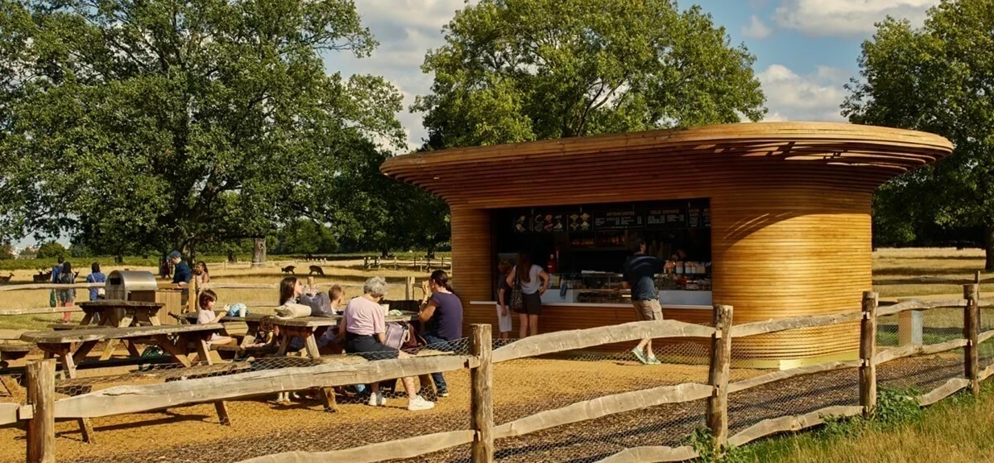 Diana car park kiosk