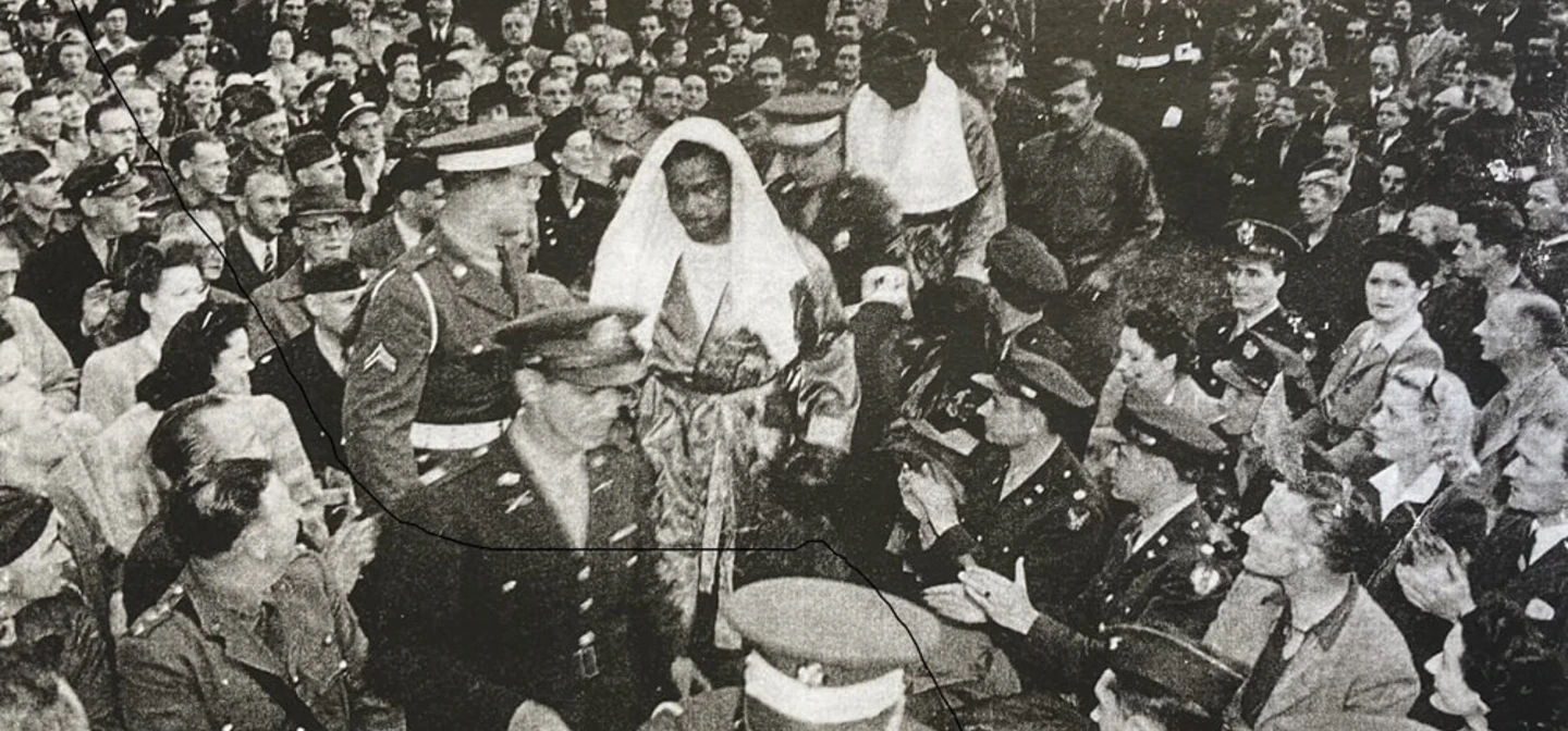 Photograph of Joe Louis at Bushy Park