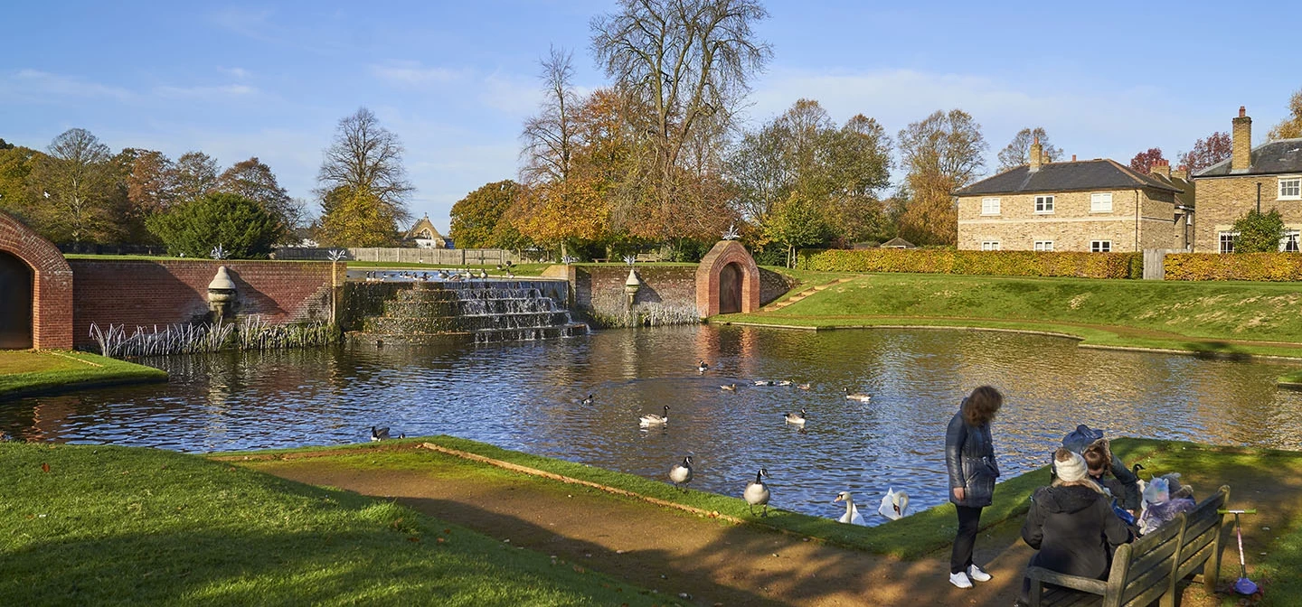 Upper Lodge Water Garden at autumn