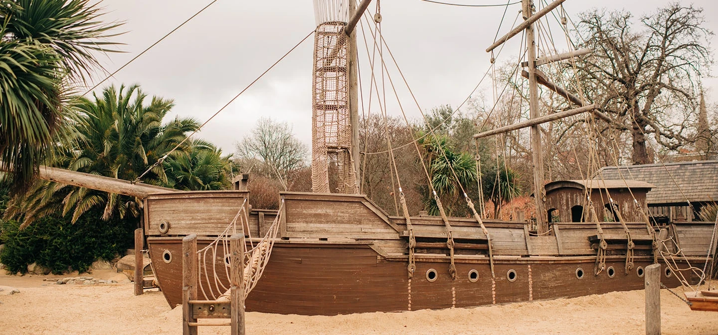 Pirate ship in the Diana, Princess of Wales Memorial Playground