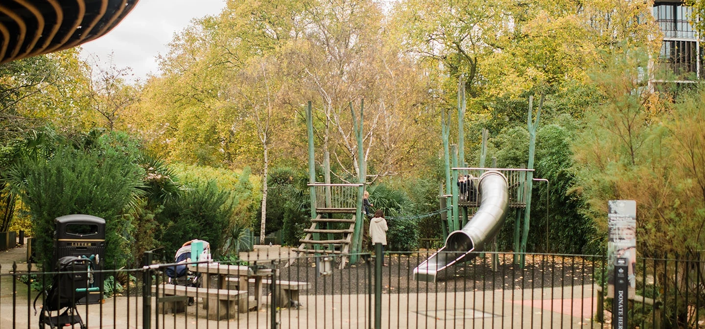 The playground in Hyde Park