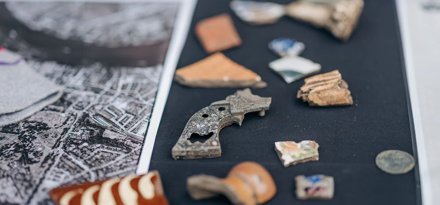 Archaeological finds on display