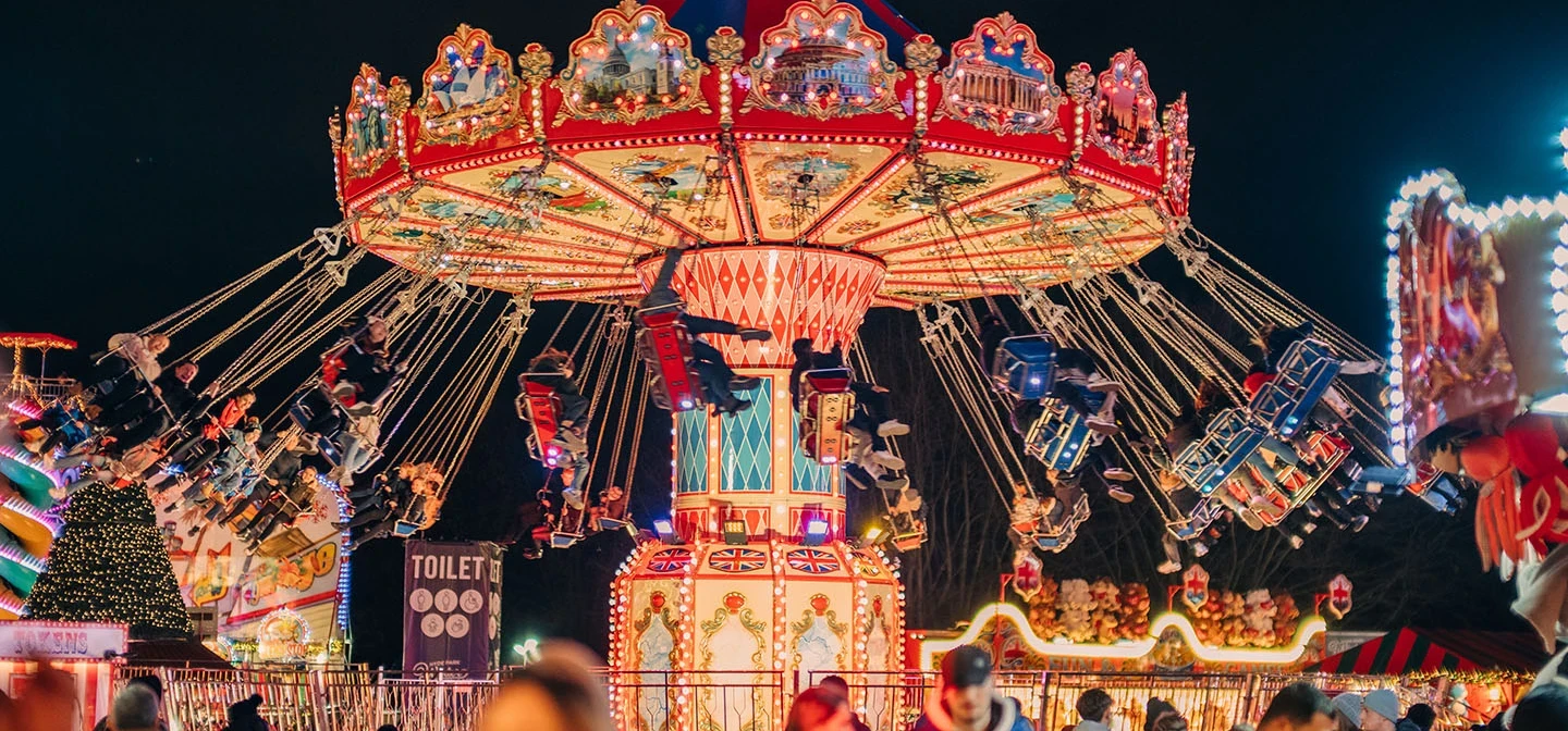 Traditional rides at Winter Wonderland
