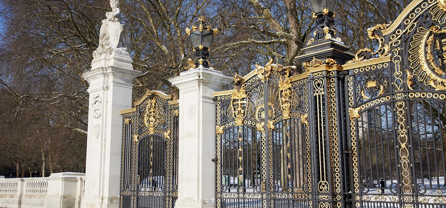 Canada Gate in the snow