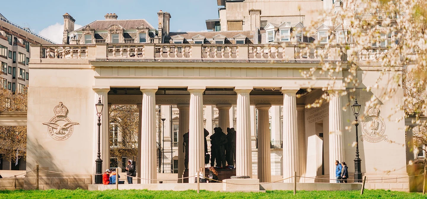 Springtime at the Bomber Command memorial
