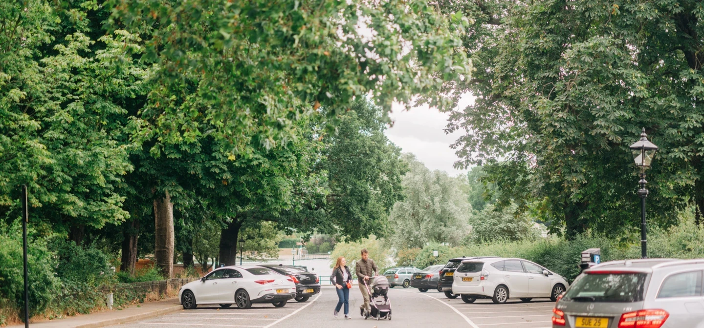 Kensington Gardens Car Park Summer