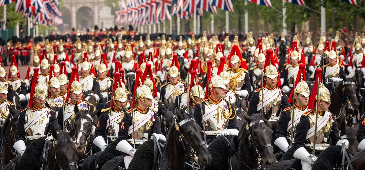 Mounted cavalry on The Mall