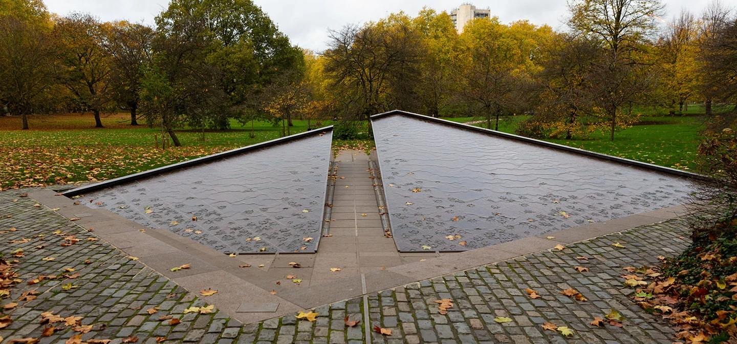 Canada Memorial in autumn