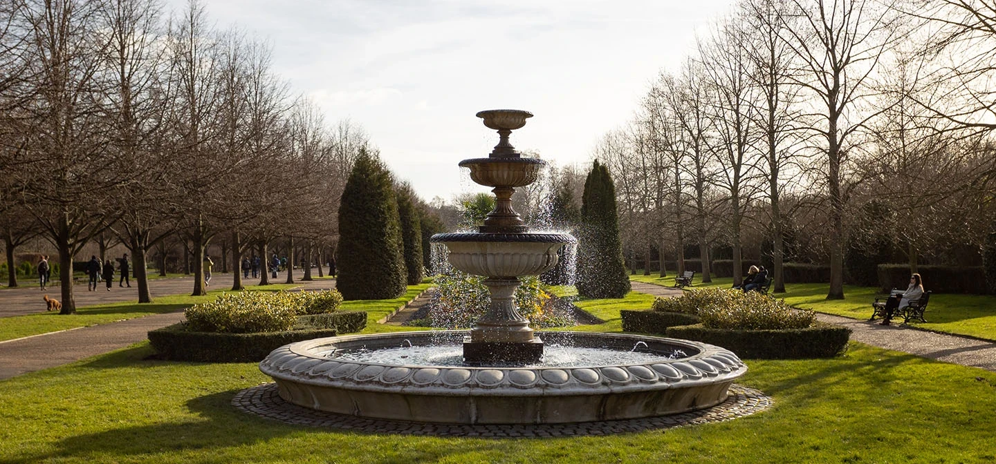 The Avenue Gardens in winter