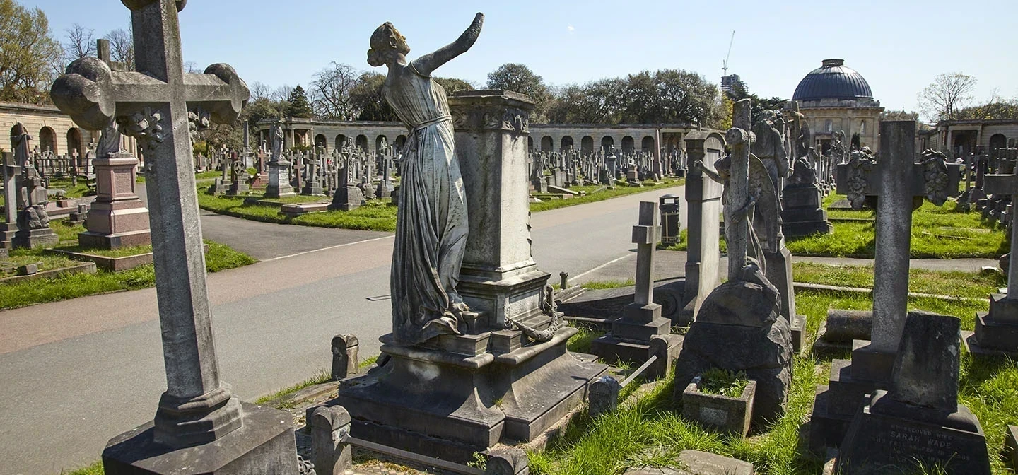 Memorials in Brompton Cemetery