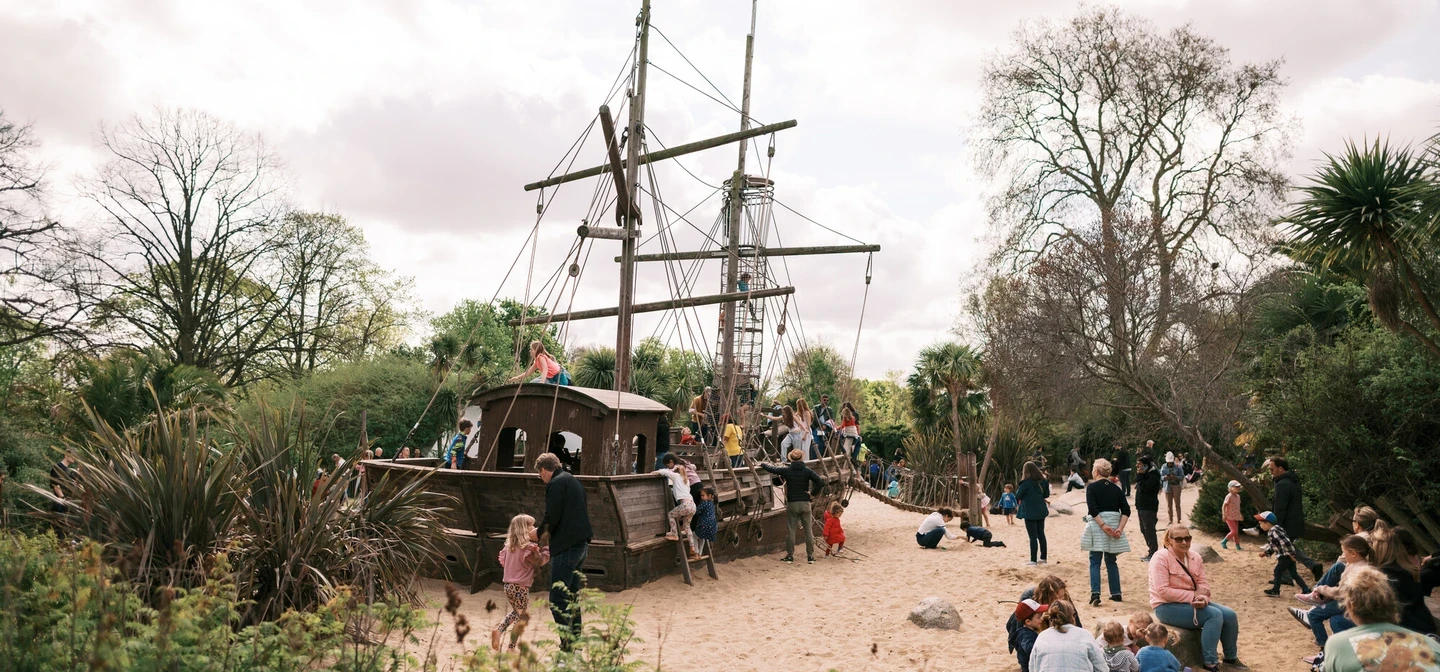 Pirate Ship in the Diana, Princess of Wales Memorial Playground