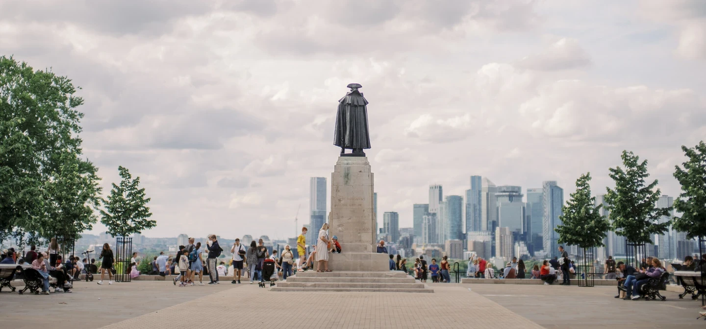 General Wolfe statue Greenwich Park