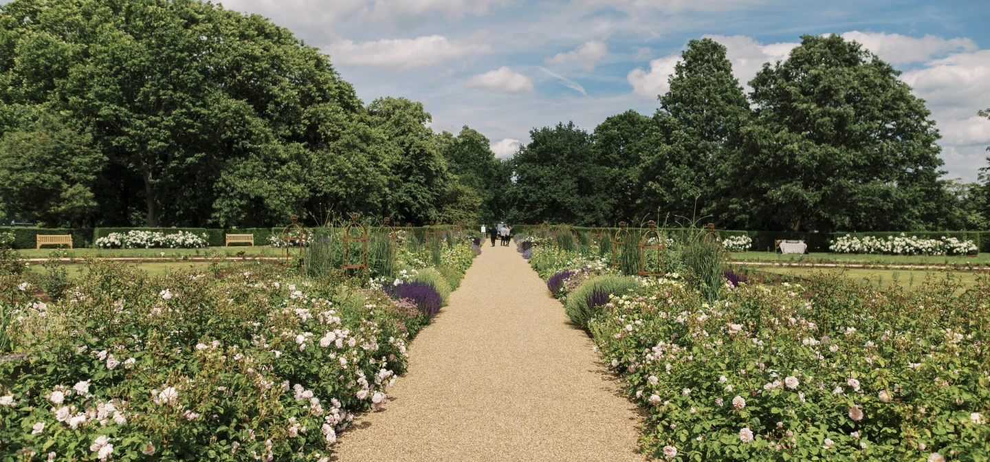 The re-opening of the Rose Garden in Greenwich Park