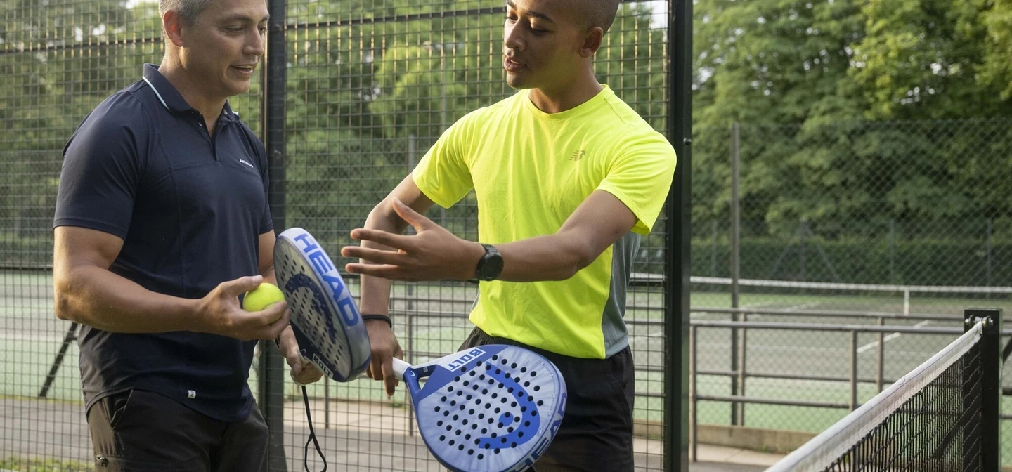 Adult Padel Coaching at The Courts