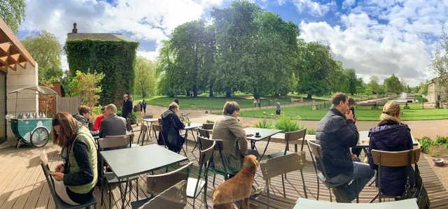 The Italian Gardens Café in Kensington Gardens