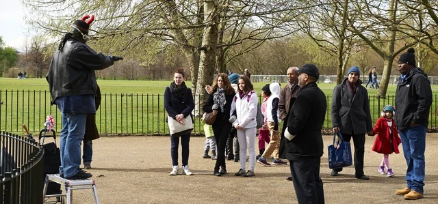 Speakers Corner in Hyde Park