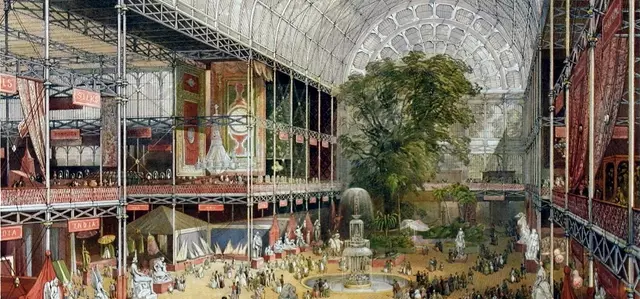 Crystal Palace interior in Hyde Park