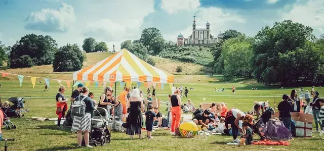 A small family event in Greenwich Park