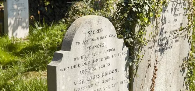 Fanny Brawne's grave.