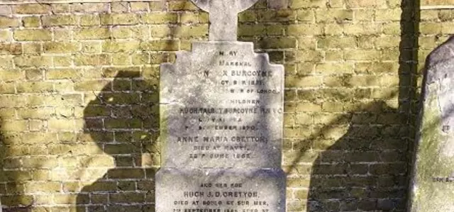 Hugh Burgoyne's grave