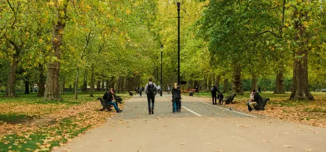 Hyde Park in autumn