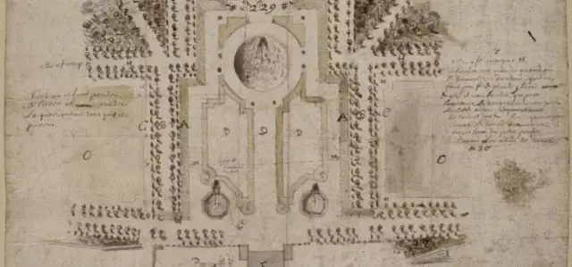 17th century plans for Greenwich Park by André Le Nôtre