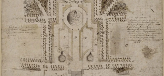 17th century plans for Greenwich Park by André Le Nôtre