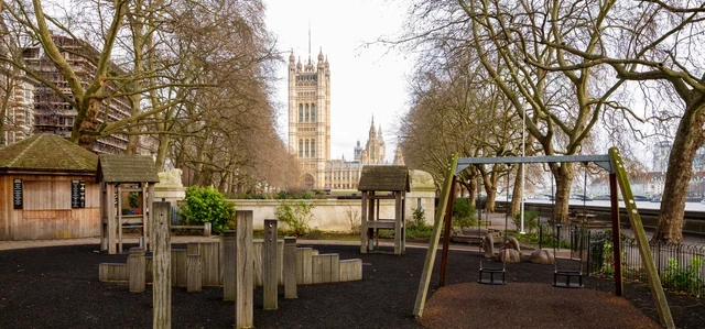Horseferry playground in winter