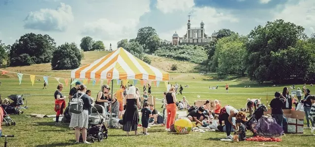 Community event in Greenwich Park