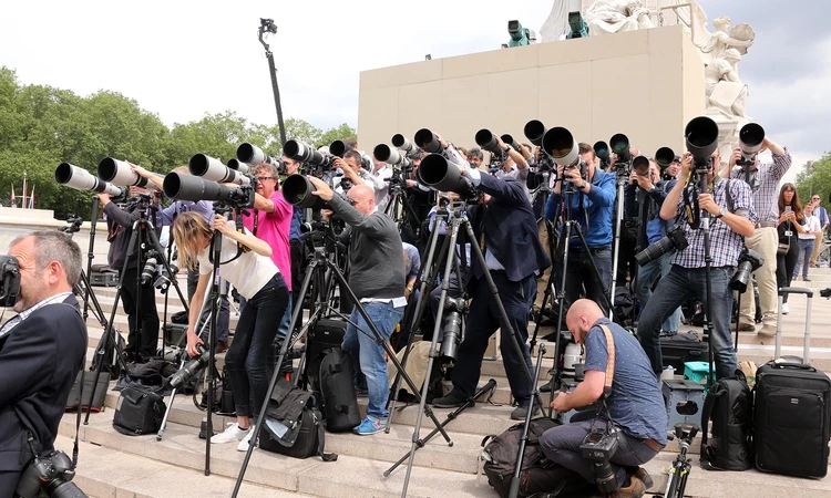 Press at Trooping the Colour