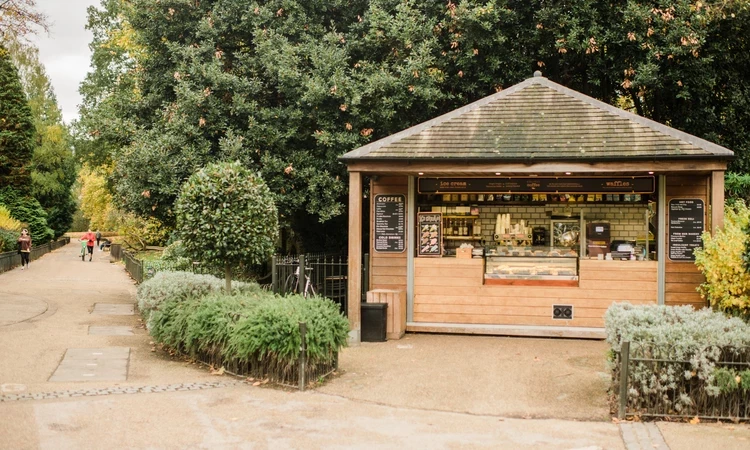 Palace Gate Kiosk in Kensington Gardens