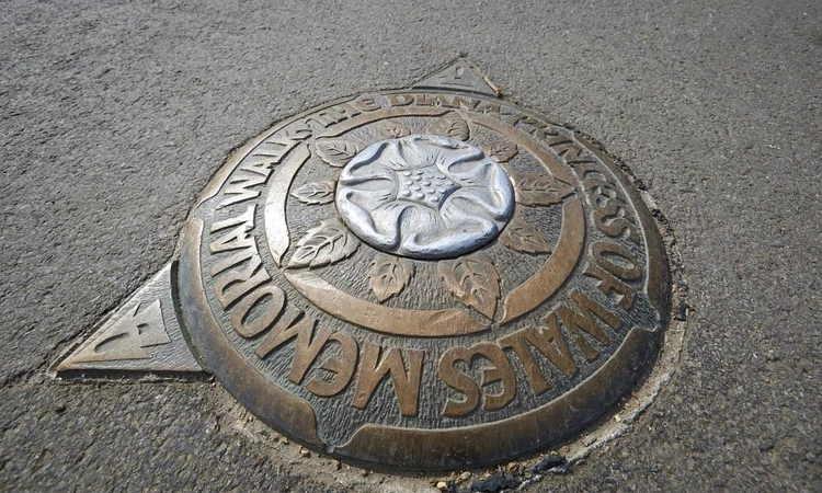 The Princess of Wales Memorial plaque